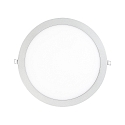 Pannello LED FLAT 300 R rotondo, UGR < 19, adatto a postazioni di lavoro VDU, 10W 1100lm 3000K CRI 80