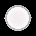 Pannello LED FLAT 300 R SCCT rotondo, UGR < 19, adatto a postazioni di lavoro VDU, 10W 3000K