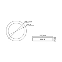 nobilé Panneau à LED 300 R rond, UGR < 19, adapté aux postes de travail avec écran, gradable 12W 1000lm 3000K CRI 80 nobilé Panneau à LED 300 R rond, UGR < 19, adapté aux postes de travail avec écran, gradable 12W 1000lm 3000K CRI 80