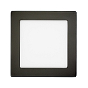 Downlight de surface LED PANEL FLAT 170 Q SCCT MP angulaire, CCT Switch, commutable, multipower IP44, noir 