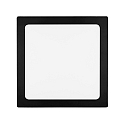 Downlight de surface LED PANEL FLAT 300 Q SCCT MP angulaire, CCT Switch, commutable, multipower IP44, noir 