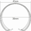 nobil Anello elastico EBL C 3840 / C 1830, Cromo