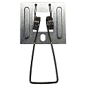 Ressort de montage LED PANEL QS/R1S/R2S/R3S lot de 2, gris