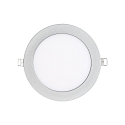 LED Einbau-Panel FLAT 130 R, IP20, � 17cm, 350mA (exkl. BG), dimmbar, 10W 3000K 930lm 120�, Titan matt