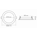 nobilé Pannello LED FLAT 190 R rotondo, 13W 3000 | 5700K nobilé Pannello LED FLAT 190 R rotondo, 13W 3000 | 5700K