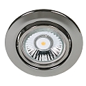 Downlight C 3830 pivotant IP20, chrome, noir  gradable