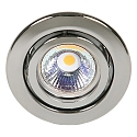 Downlight C 3840 pivotant IP20, chrome, noir  gradable