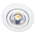 Downlight C 3840 pivotant IP20, blanche gradable