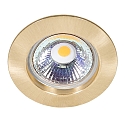 Einbaustrahler DOWNLIGHT C 3860,  5.5cm, starr, Messing gebrstet
