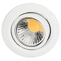 Einbaustrahler DOWNLIGHT D 3830,  8.8cm, schwenkbar, wei