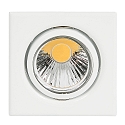 Downlight D 3830 Q pivotant IP20, blanche gradable