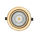 LED Furniture recessed luminaire DOWNLIGHT N 5022,  6.8cm, COB, 3.3W, 3000K, swiveling, gold