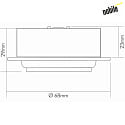 Luce per mobile N 5022 girevole IP20, Cromo dimmerabile