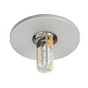 Recessed luminaire for starry sky N 392,  4cm, G4, matt chrome