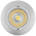 LED Downlight 5068 ECO FLAT SCCT DIM C, IP40, rund, 7.5W 2700/3000/4000K 38�, CRi >90, schwenkbar, dimmbar, Chrom matt