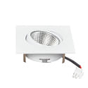 downlight 5068Q ECO FLAT SCCT 38 DIM C square, swivelling, CCT Switch IP40