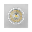 recessed downlight ECO FLAT 5068Q DIM / 38 round, CCT Switch, dimmable IP40, chrome matt dimmable