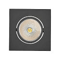 recessed downlight ECO FLAT 5068Q DIM / 38 round, CCT Switch, dimmable IP40, black matt dimmable