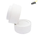 nobilé Spot 9W DS rotondo IP20, bianco opaco dimmerabile
