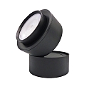 nobil Spot 9W DS rotondo IP20, nero opaco dimmerabile