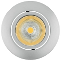recessed luminaire 5068 ECO FLAT BIO dimmable IP40, chrome matt, clear dimmable 8W 480lm 3000K CRI 97