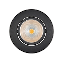 downlight 5068 ECO FLAT TUN round IP40, black matt 