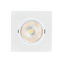 downlight 5068Q ECO FLAT BIO square IP40, white matt dimmable