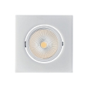 downlight 5068Q ECO FLAT BIO square IP40, chrome matt dimmable