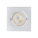 downlight 5068Q ECO FLAT BIO square IP40, chrome dimmable