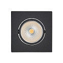 downlight 5068Q ECO FLAT BIO square IP40, black matt dimmable