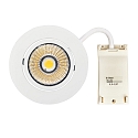 Downlight 5068 ECO DOB rotondo, girevole, incluso l'autista, Set di 1 IP40, bianco opaco dimmerabile