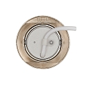 nobil Downlight 5068 ECO DOB rotondo, girevole IP40, nichel dimmerabile