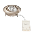 nobil spot 5068 ECO DOB round IP40, brushed nickel dimmable