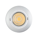 downlight A 5068 T FLAT BIO dimmable IP40, chrome matt, clear dimmable