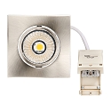 Downlight 5068Q ECO DOB angolare IP40, Nichel dimmerabile