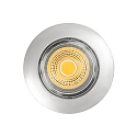 Downlight A 5068 BIO girevole LED IP40, cromo, verniciato a polvere dimmerabile