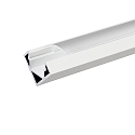 Alu Eck-Profil 2 TP, 200cm, fr LED-Strips bis 1.2cm Breite, wei matt