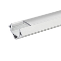 Alu Eck-Profil 3 TP, 200cm, fr LED-Strips bis 1.4cm Breite, wei matt