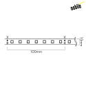 nobilé Flexible LED SMD 2835, 5m, 14,4W/m, 48V, 3000K, IP20