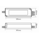 nobil Bloc d'alimentation EL-120-24V, IP67, dim 1-10V / PWM, noir 