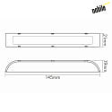 nobilé Bloc d'alimentation EL-9SLIM-12V, blanche