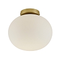 Luminaire de plafond ALTON E27 IP20, mat, laiton gradable