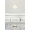 Nordlux Floor lamp ALTON, E27, IP20, brass, glass opal white