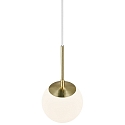 Nordlux Luci a sospesione GRANT 15 E14 IP20, Lucido, Ottone, Opale bianco, Bianco 
