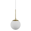 Nordlux Luci a sospesione GRANT 15 E14 IP20, Lucido, Ottone, Opale bianco, Bianco 