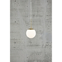 Nordlux Luci a sospesione GRANT 15 E14 IP20, Lucido, Ottone, Opale bianco, Bianco 