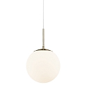 Nordlux Luci a sospesione GRANT 25 E27 IP20, Lucido, Ottone, Opale bianco, Bianco 