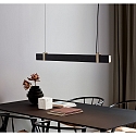 Luminaire  suspension LILT IP20, noir, noir mat gradable