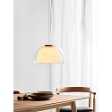 Nordlux Luci a sospesione JELLY E27 IP20, Lucido, chiaro, Ottone, Opale bianco, Bianco 