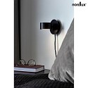 Nordlux Luminaire mural CLYDE IP20, noir , noir mat gradable